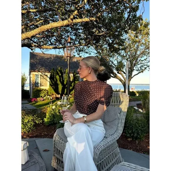 FAVORITE DAUGHTER The Low Favorite Pants in Ivory Size US 8 - Picture 5 of 16